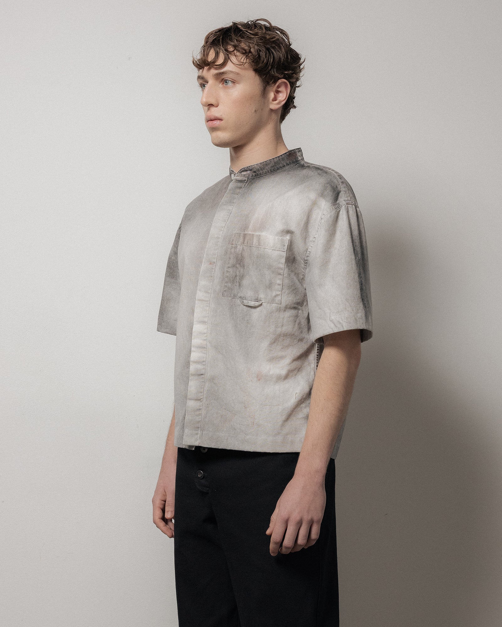 John SS Button Down - Distressed