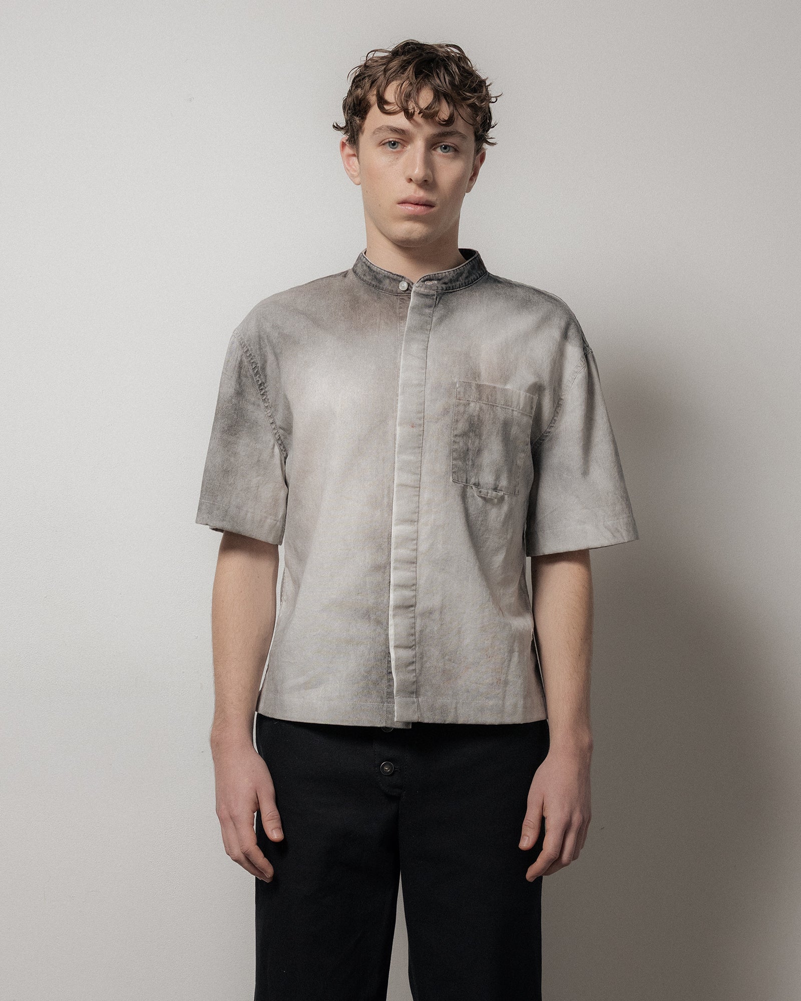 John SS Button Down - Distressed